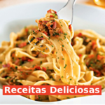 receitas deliciosas android application logo